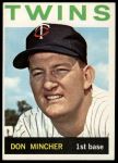 1964 Topps #542 Don Mincher<br />B64T 12 8190<br /><a class='button AddToCart' data-ajax='true' data-ajax-mode='replace' data-ajax-update='#cart-info' href='/AddToCart?itemId=7061584&quantity=1&type=0'>Add To Cart</a>