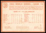 1964 Topps #139  1963 World Series - Game #4 - Sealing Yanks' Doom - Frank Howard<br />B64T 12 8250<br /><a class='button AddToCart' data-ajax='true' data-ajax-mode='replace' data-ajax-update='#cart-info' href='/AddToCart?itemId=7061668&quantity=1&type=0'>Add To Cart</a>