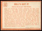 1964 Topps #268  -  Bill Virdon / Danny Murtaugh Bill's Got It<br />B64T 12 8270<br /><a class='button AddToCart' data-ajax='true' data-ajax-mode='replace' data-ajax-update='#cart-info' href='/AddToCart?itemId=7061688&quantity=1&type=0'>Add To Cart</a>