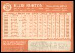1964 Topps #269 Ellis Burton<br />B64T 12 8277<br /><a class='button AddToCart' data-ajax='true' data-ajax-mode='replace' data-ajax-update='#cart-info' href='/AddToCart?itemId=7061696&quantity=1&type=0'>Add To Cart</a>
