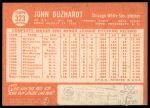 1964 Topps #323 John Buzhardt<br />B64T 12 8317<br /><a class='button AddToCart' data-ajax='true' data-ajax-mode='replace' data-ajax-update='#cart-info' href='/AddToCart?itemId=7061769&quantity=1&type=0'>Add To Cart</a>