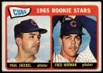 1965 Topps #386  -  Fred Norman / Paul Jaeckel Cubs Rookies<br />B65T 12 8150<br /><a class='button AddToCart' data-ajax='true' data-ajax-mode='replace' data-ajax-update='#cart-info' href='/AddToCart?itemId=7061899&quantity=1&type=0'>Add To Cart</a>