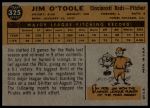 1960 Topps #325 Jim O'Toole<br />B60T 14 2215<br /><a class='button AddToCart' data-ajax='true' data-ajax-mode='replace' data-ajax-update='#cart-info' href='/AddToCart?itemId=7062114&quantity=1&type=0'>Add To Cart</a>