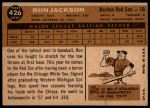 1960 Topps #426 Ron Jackson<br />B60T 14 2222<br /><a class='button AddToCart' data-ajax='true' data-ajax-mode='replace' data-ajax-update='#cart-info' href='/AddToCart?itemId=7062128&quantity=1&type=0'>Add To Cart</a>