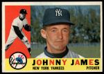 1960 Topps #499 Johnny James<br />B60T 14 2240<br /><a class='button AddToCart' data-ajax='true' data-ajax-mode='replace' data-ajax-update='#cart-info' href='/AddToCart?itemId=7062164&quantity=1&type=0'>Add To Cart</a>