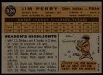 1960 Topps #324 Jim Perry<br />B60T 14 2257<br /><a class='button AddToCart' data-ajax='true' data-ajax-mode='replace' data-ajax-update='#cart-info' href='/AddToCart?itemId=7062198&quantity=1&type=0'>Add To Cart</a>