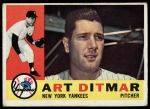 1960 Topps #430 Art Ditmar<br />B60T 14 2259<br /><a class='button AddToCart' data-ajax='true' data-ajax-mode='replace' data-ajax-update='#cart-info' href='/AddToCart?itemId=7062204&quantity=1&type=0'>Add To Cart</a>