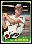 1965 Topps #542 Lou Klimchock<br />B65T 12 8413<br /><a class='button AddToCart' data-ajax='true' data-ajax-mode='replace' data-ajax-update='#cart-info' href='/AddToCart?itemId=7062284&quantity=1&type=0'>Add To Cart</a>