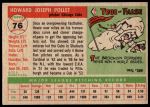 1955 Topps #76 Howie Pollet<br />B55T 03 2811<br /><a class='button AddToCart' data-ajax='true' data-ajax-mode='replace' data-ajax-update='#cart-info' href='/AddToCart?itemId=7062354&quantity=1&type=0'>Add To Cart</a>