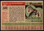 1955 Topps #120 Ted Kluszewski<br />B55T 03 2814<br /><a class='button AddToCart' data-ajax='true' data-ajax-mode='replace' data-ajax-update='#cart-info' href='/AddToCart?itemId=7062359&quantity=1&type=0'>Add To Cart</a>