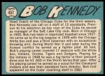 1965 Topps #457 Bob Kennedy<br />B65T 12 8516<br /><a class='button AddToCart' data-ajax='true' data-ajax-mode='replace' data-ajax-update='#cart-info' href='/AddToCart?itemId=7062485&quantity=1&type=0'>Add To Cart</a>