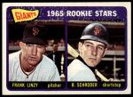 #589 Giants Rookies Frank Linzy / Bob Schroder 