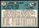 1965 Topps #105 Chico Salmon<br />B65T 12 8919<br /><a class='button AddToCart' data-ajax='true' data-ajax-mode='replace' data-ajax-update='#cart-info' href='/AddToCart?itemId=7062978&quantity=1&type=0'>Add To Cart</a>