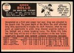 1966 Topps #301 Greg Bollo<br />B66T 14 5756<br /><a class='button AddToCart' data-ajax='true' data-ajax-mode='replace' data-ajax-update='#cart-info' href='/AddToCart?itemId=7063783&quantity=1&type=0'>Add To Cart</a>