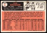1966 Topps #89 Ted Davidson<br />B66T 14 6142<br /><a class='button AddToCart' data-ajax='true' data-ajax-mode='replace' data-ajax-update='#cart-info' href='/AddToCart?itemId=7064176&quantity=1&type=0'>Add To Cart</a>