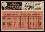 1966 Topps #324 Lists wins in 1965 at 96, instead of 9 John Boozer<br />B66T 14 6220<br /><a class='button AddToCart' data-ajax='true' data-ajax-mode='replace' data-ajax-update='#cart-info' href='/AddToCart?itemId=7064255&quantity=1&type=0'>Add To Cart</a>