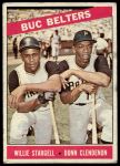 1966 Topps #99  -  Willie Stargell / Donn Clendenon Buc Belters<br />B66T 14 6329<br /><a class='button AddToCart' data-ajax='true' data-ajax-mode='replace' data-ajax-update='#cart-info' href='/AddToCart?itemId=7064365&quantity=1&type=0'>Add To Cart</a>