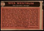1966 Topps #341 Wes Westrum<br />B66T 14 6380<br /><a class='button AddToCart' data-ajax='true' data-ajax-mode='replace' data-ajax-update='#cart-info' href='/AddToCart?itemId=7064416&quantity=1&type=0'>Add To Cart</a>