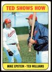 1969 Topps #539  -  Ted Williams / Mike Epstein Ted Shows How<br />B69T 17 3218<br /><a class='button AddToCart' data-ajax='true' data-ajax-mode='replace' data-ajax-update='#cart-info' href='/AddToCart?itemId=7064561&quantity=1&type=0'>Add To Cart</a>