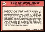 1969 Topps #539  -  Ted Williams / Mike Epstein Ted Shows How<br />B69T 17 3222<br /><a class='button AddToCart' data-ajax='true' data-ajax-mode='replace' data-ajax-update='#cart-info' href='/AddToCart?itemId=7064565&quantity=1&type=0'>Add To Cart</a>