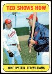 1969 Topps #539  -  Ted Williams / Mike Epstein Ted Shows How<br />B69T 17 3222<br /><a class='button AddToCart' data-ajax='true' data-ajax-mode='replace' data-ajax-update='#cart-info' href='/AddToCart?itemId=7064565&quantity=1&type=0'>Add To Cart</a>
