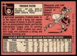 1969 Topps #219 Fred Patek<br />B69T 17 3576<br /><a class='button AddToCart' data-ajax='true' data-ajax-mode='replace' data-ajax-update='#cart-info' href='/AddToCart?itemId=7065088&quantity=1&type=0'>Add To Cart</a>