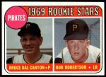 #468 Pirates Rookies Bob Robertson / Del Canton Yellow Name 