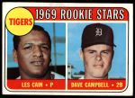 1969 Topps #324  -  Les Cain / Dave Campbell Tigers Rookies<br />B69T 17 3886<br /><a class='button AddToCart' data-ajax='true' data-ajax-mode='replace' data-ajax-update='#cart-info' href='/AddToCart?itemId=7065705&quantity=1&type=0'>Add To Cart</a>