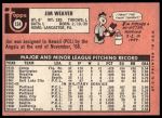 1969 Topps #134 Jim Weaver<br />B69T 17 4484<br /><a class='button AddToCart' data-ajax='true' data-ajax-mode='replace' data-ajax-update='#cart-info' href='/AddToCart?itemId=7065786&quantity=1&type=0'>Add To Cart</a>