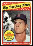 1969 Topps #425  -  Carl Yastrzemski All-Star<br />B69T 17 4848<br /><a class='button AddToCart' data-ajax='true' data-ajax-mode='replace' data-ajax-update='#cart-info' href='/AddToCart?itemId=7066196&quantity=1&type=0'>Add To Cart</a>