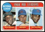 #4 NL RBI Leaders Willie McCovey / Ron Santo / Billy Williams 