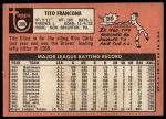 1969 Topps #398 Tito Francona<br />B69T 17 5137<br /><a class='button AddToCart' data-ajax='true' data-ajax-mode='replace' data-ajax-update='#cart-info' href='/AddToCart?itemId=7066485&quantity=1&type=0'>Add To Cart</a>