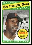 1969 Topps #416  -  Willie McCovey All-Star<br />B69T 17 5213<br /><a class='button AddToCart' data-ajax='true' data-ajax-mode='replace' data-ajax-update='#cart-info' href='/AddToCart?itemId=7066561&quantity=1&type=0'>Add To Cart</a>