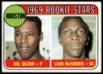 1969 Topps #156  -  Hal Gilson / Leon McFadden Astros Rookies<br />B69T 17 5244<br /><a class='button AddToCart' data-ajax='true' data-ajax-mode='replace' data-ajax-update='#cart-info' href='/AddToCart?itemId=7066592&quantity=1&type=0'>Add To Cart</a>