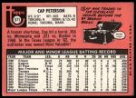 1969 Topps #571 Cap Peterson<br />B69T 17 5256<br /><a class='button AddToCart' data-ajax='true' data-ajax-mode='replace' data-ajax-update='#cart-info' href='/AddToCart?itemId=7066604&quantity=1&type=0'>Add To Cart</a>