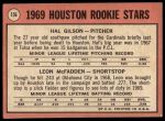 1969 Topps #156  -  Hal Gilson / Leon McFadden Astros Rookies<br />B69T 17 5309<br /><a class='button AddToCart' data-ajax='true' data-ajax-mode='replace' data-ajax-update='#cart-info' href='/AddToCart?itemId=7066658&quantity=1&type=0'>Add To Cart</a>