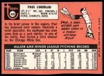 1969 Topps #449 Paul Lindblad<br />B69T 17 5339<br /><a class='button AddToCart' data-ajax='true' data-ajax-mode='replace' data-ajax-update='#cart-info' href='/AddToCart?itemId=7066688&quantity=1&type=0'>Add To Cart</a>