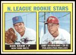 #587 NL Rookies Don Shaw / Gary Sutherland 