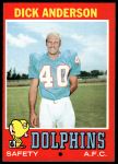 1971 Topps #67 Dick Anderson<br />F71T 06 5806<br /><a class='button AddToCart' data-ajax='true' data-ajax-mode='replace' data-ajax-update='#cart-info' href='/AddToCart?itemId=7067547&quantity=1&type=0'>Add To Cart</a>