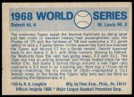 1970 Fleer World Series #65  1968 Tigers vs. Cardinals<br />B70F 03 3613<br /><a class='button AddToCart' data-ajax='true' data-ajax-mode='replace' data-ajax-update='#cart-info' href='/AddToCart?itemId=7067645&quantity=1&type=0'>Add To Cart</a>