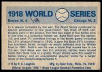 1970 Fleer World Series #15  1918 Red Sox vs. Cubs<br />B70F 03 3618<br /><a class='button AddToCart' data-ajax='true' data-ajax-mode='replace' data-ajax-update='#cart-info' href='/AddToCart?itemId=7067652&quantity=1&type=0'>Add To Cart</a>