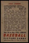 1951 Bowman #8 Paul Lehner<br />B51B 01 5580<br /><a class='button AddToCart' data-ajax='true' data-ajax-mode='replace' data-ajax-update='#cart-info' href='/AddToCart?itemId=7068136&quantity=1&type=0'>Add To Cart</a>