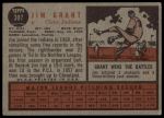 1962 Topps #307 Jim Grant<br />B62T 12 6050<br /><a class='button AddToCart' data-ajax='true' data-ajax-mode='replace' data-ajax-update='#cart-info' href='/AddToCart?itemId=7068828&quantity=1&type=0'>Add To Cart</a>