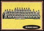 1962 Topps #158 NRM  Braves Team<br />B62T 12 6069<br /><a class='button AddToCart' data-ajax='true' data-ajax-mode='replace' data-ajax-update='#cart-info' href='/AddToCart?itemId=7068847&quantity=1&type=0'>Add To Cart</a>