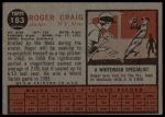 1962 Topps #183 NRM Roger Craig<br />B62T 12 6186<br /><a class='button AddToCart' data-ajax='true' data-ajax-mode='replace' data-ajax-update='#cart-info' href='/AddToCart?itemId=7068967&quantity=1&type=0'>Add To Cart</a>