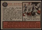 1962 Topps #182 NRM Bob Nieman<br />B62T 12 6189<br /><a class='button AddToCart' data-ajax='true' data-ajax-mode='replace' data-ajax-update='#cart-info' href='/AddToCart?itemId=7068970&quantity=1&type=0'>Add To Cart</a>