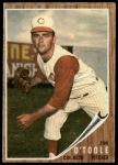 1962 Topps #450 Jim O'Toole<br />B62T 12 6274<br /><a class='button AddToCart' data-ajax='true' data-ajax-mode='replace' data-ajax-update='#cart-info' href='/AddToCart?itemId=7069055&quantity=1&type=0'>Add To Cart</a>