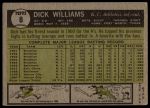1961 Topps #8 Dick Williams<br />B61T 15 1791<br /><a class='button AddToCart' data-ajax='true' data-ajax-mode='replace' data-ajax-update='#cart-info' href='/AddToCart?itemId=7069195&quantity=1&type=0'>Add To Cart</a>