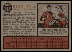 1962 Topps #189 NRM Dick Hall<br />B62T 12 6369<br /><a class='button AddToCart' data-ajax='true' data-ajax-mode='replace' data-ajax-update='#cart-info' href='/AddToCart?itemId=7069196&quantity=1&type=0'>Add To Cart</a>