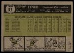 1961 Topps #97 Jerry Lynch<br />B61T 15 1838<br /><a class='button AddToCart' data-ajax='true' data-ajax-mode='replace' data-ajax-update='#cart-info' href='/AddToCart?itemId=7069256&quantity=1&type=0'>Add To Cart</a>